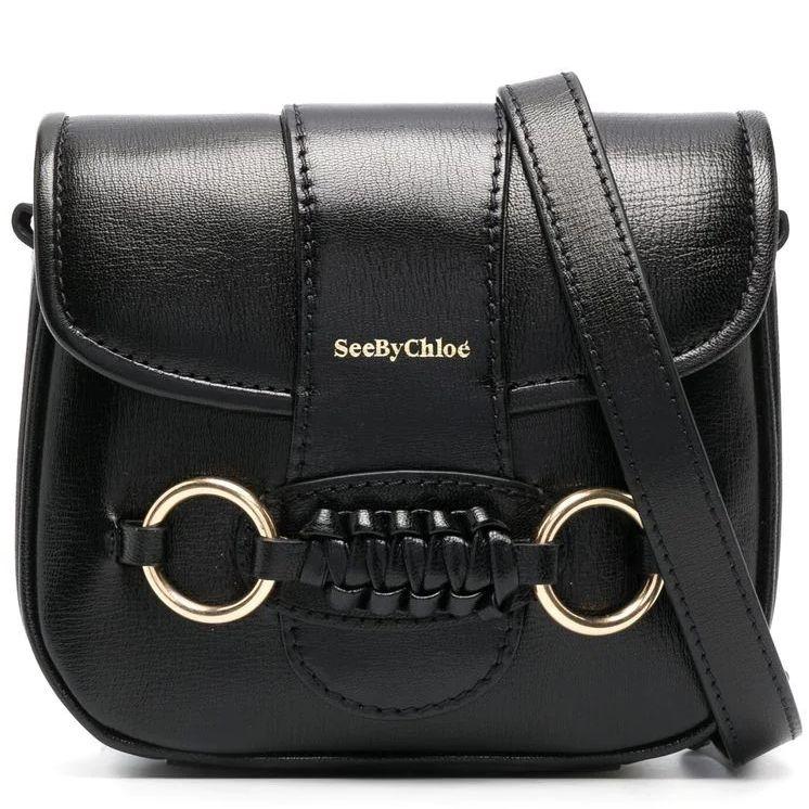 Rankinė per petį moterims, Juoda, Saddie satchel bag