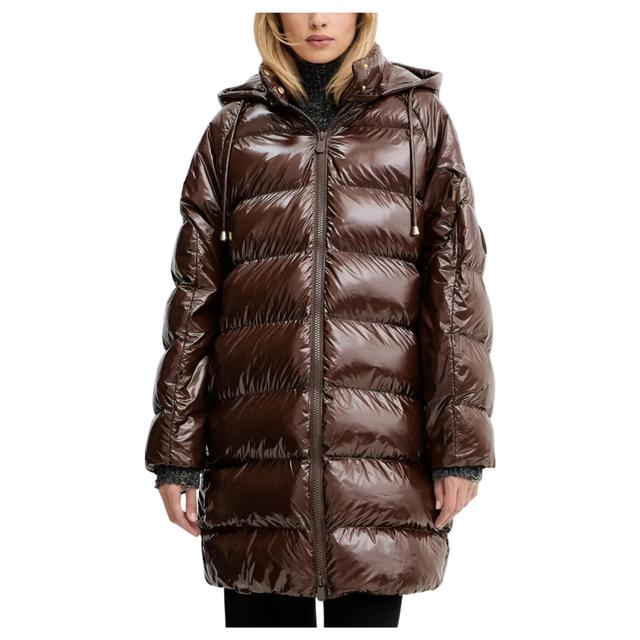 Pūkinė striukė moterims, Ruda, Burro quilted jacket