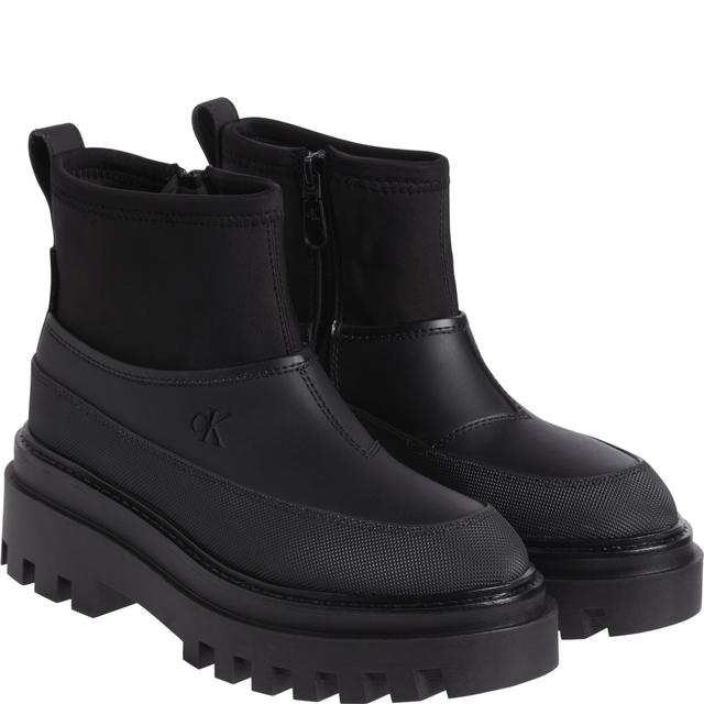 Aulinukai moterims, Juoda, Flatform rainboot low