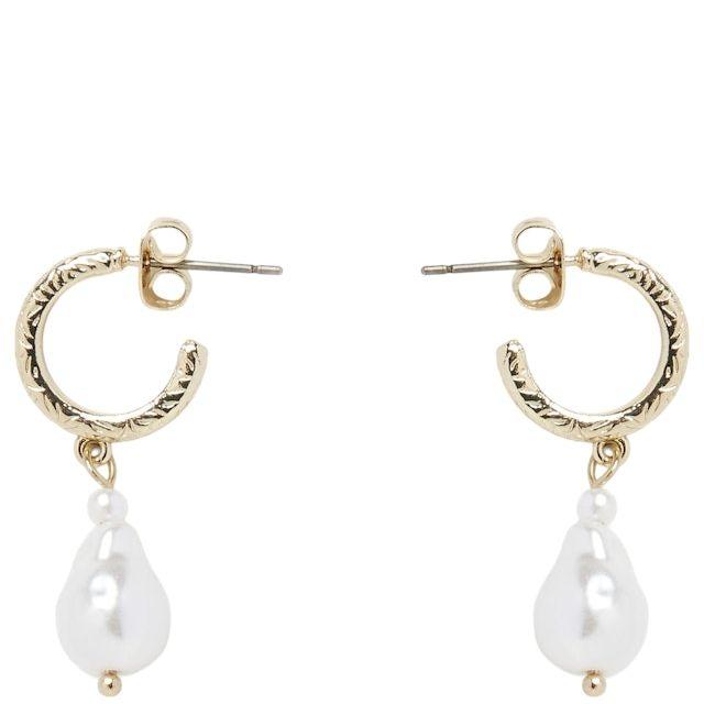 Auskarai moterims, Auksinė, PCJALE J EARRINGS BO