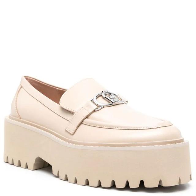 Loaferiai moterims, Smėlio, Forty 01 mocassino