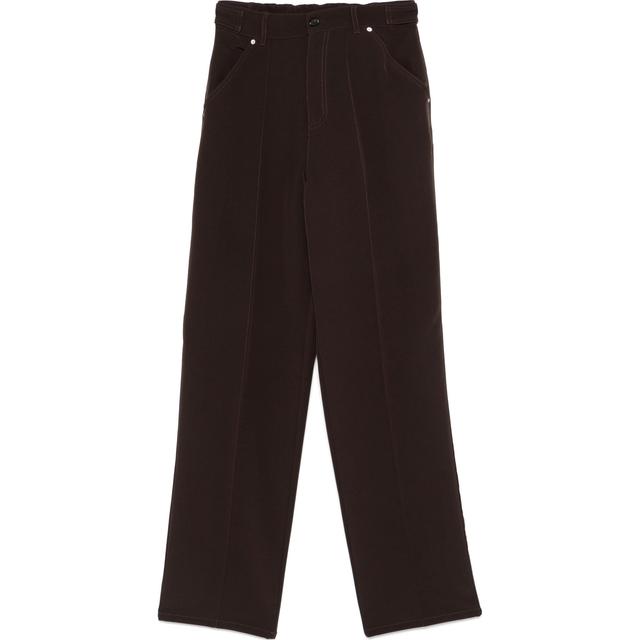 Kelnės moterims, Ruda, Pentola straight-leg trousers