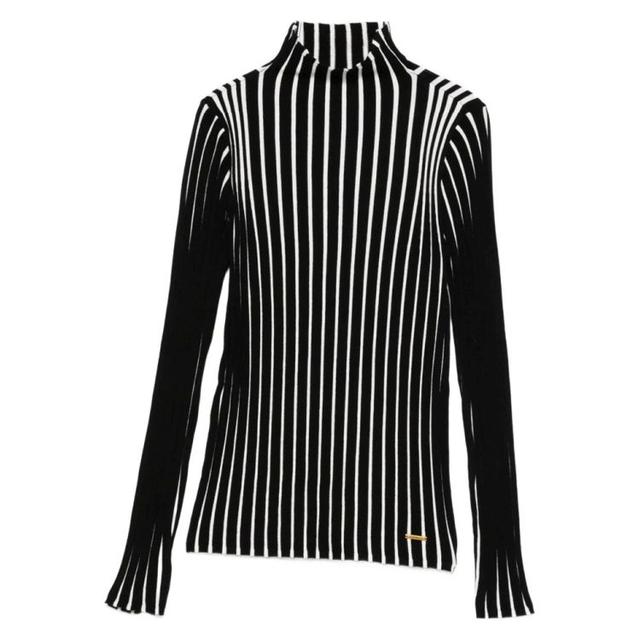 Megztinis moterims, Juoda, Pullover