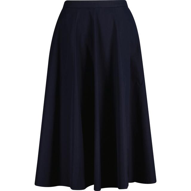 Midi sijonas moterims, Mėlyna, Lightweight chino skirt