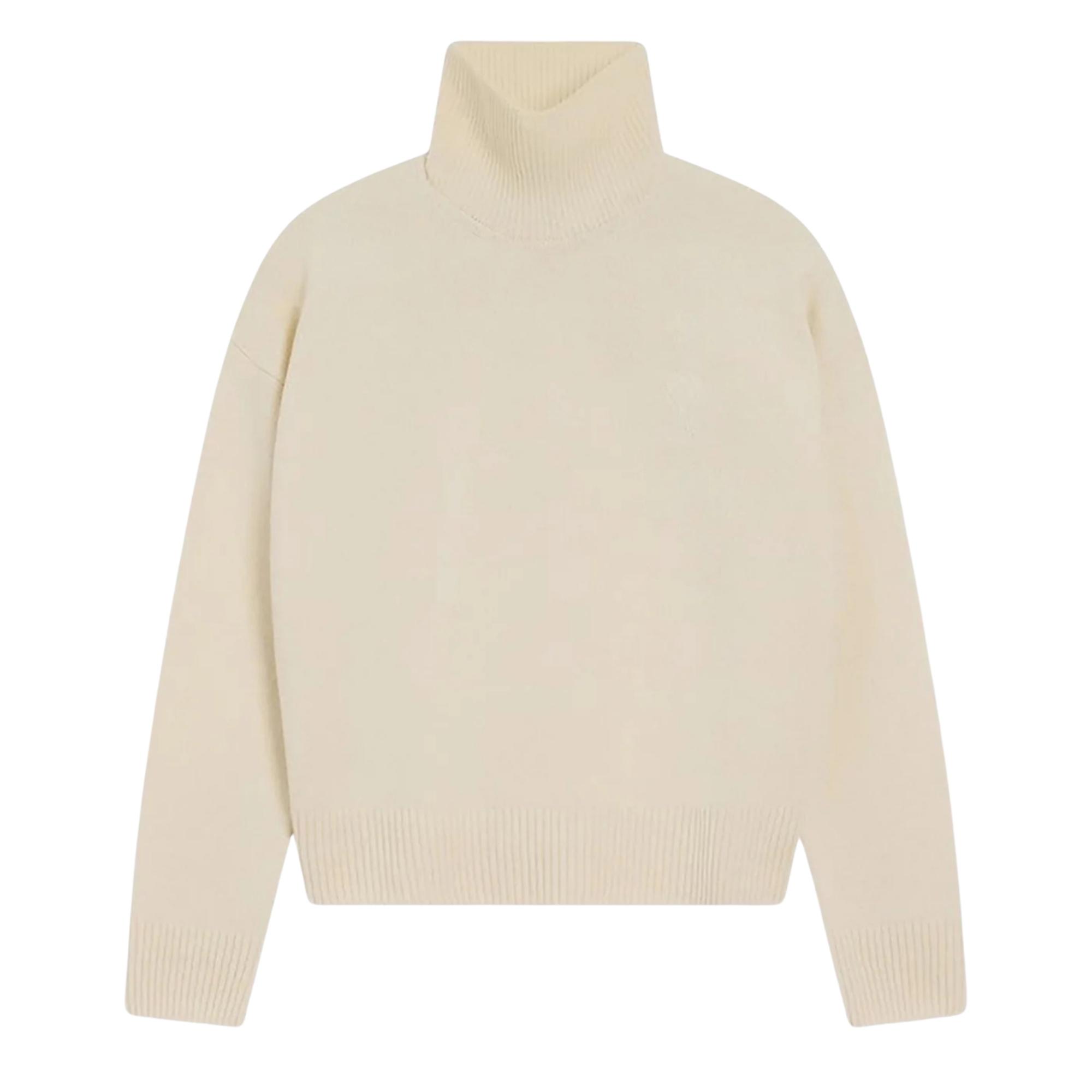Megztinis, Smėlio, Funnel neck sweater