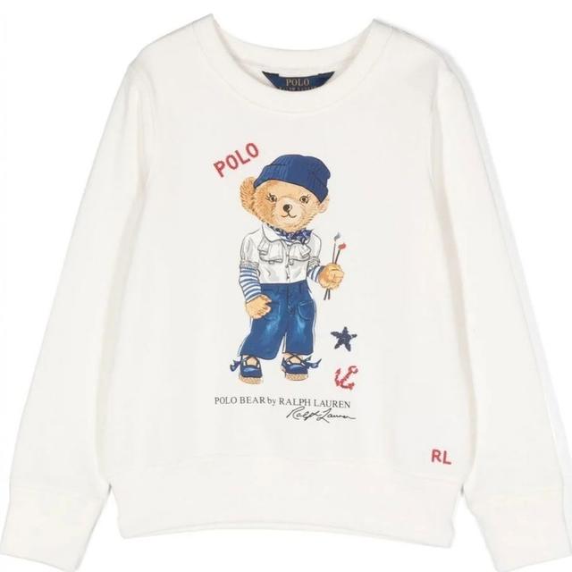 Sportinis nertinis mergaitėms, Balta, Bear sweatshirt (7-16)