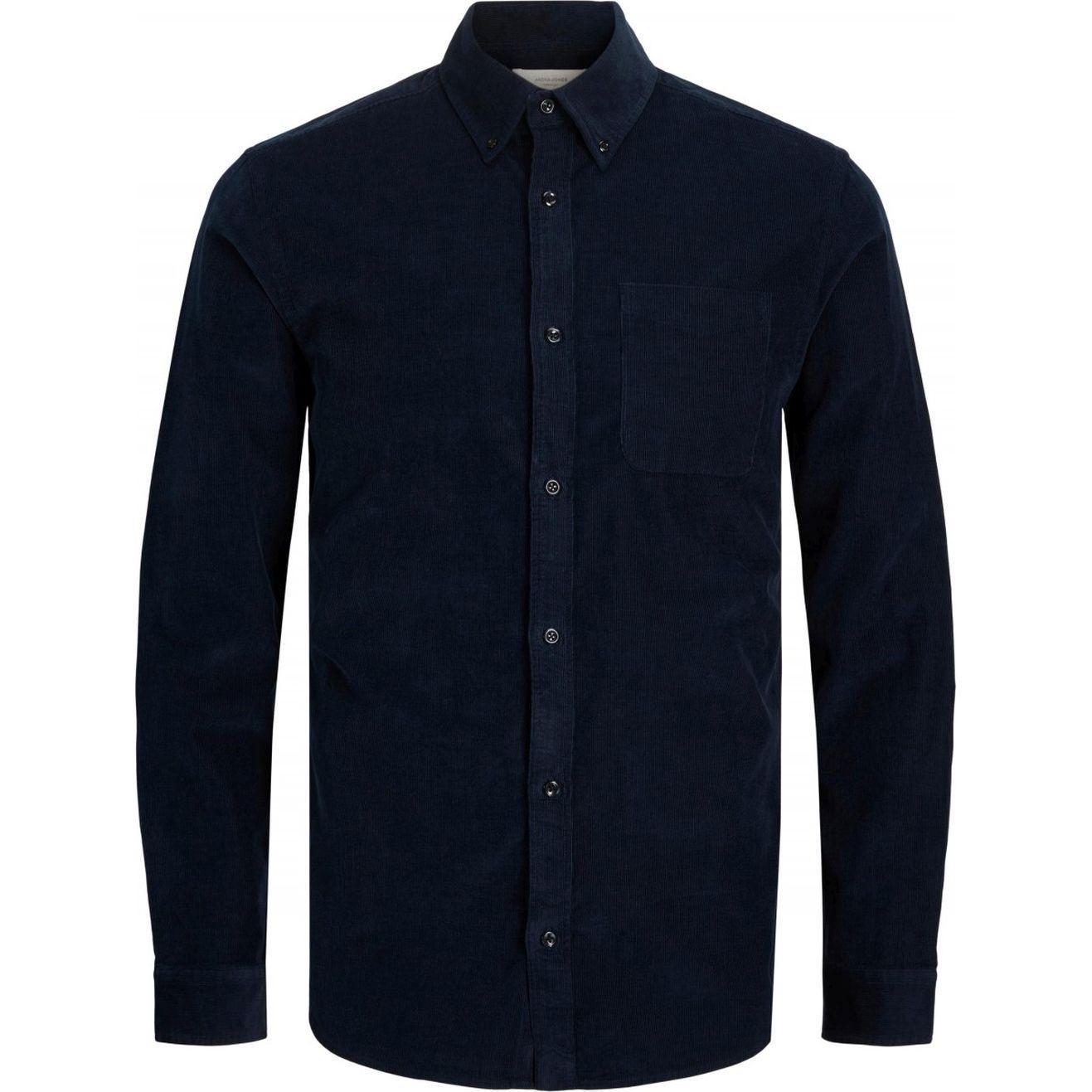 Marškiniai vyrams, Mėlyna, JPRBROOK CORD SHIRT L/