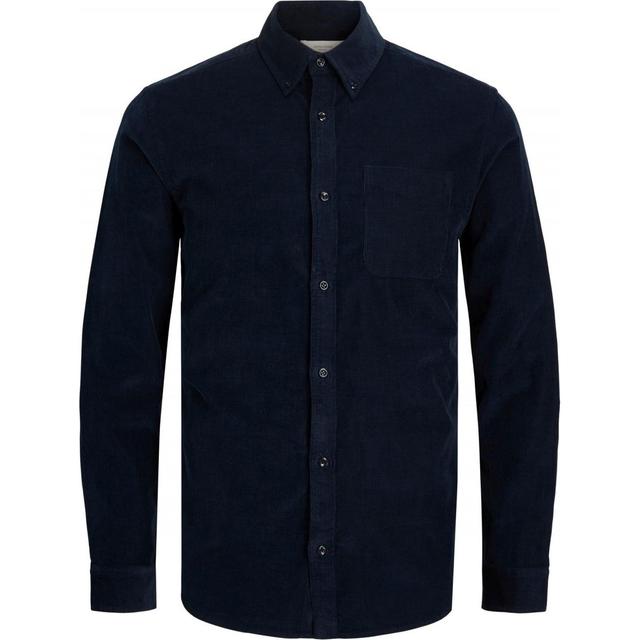 Marškiniai vyrams, Mėlyna, JPRBROOK CORD SHIRT L/