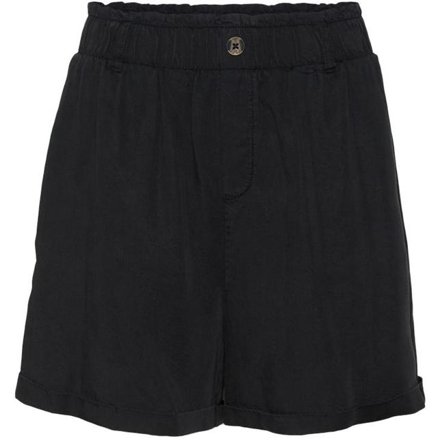 Šortai moterims, Juoda, NMMARIA SHORT HW PAPE