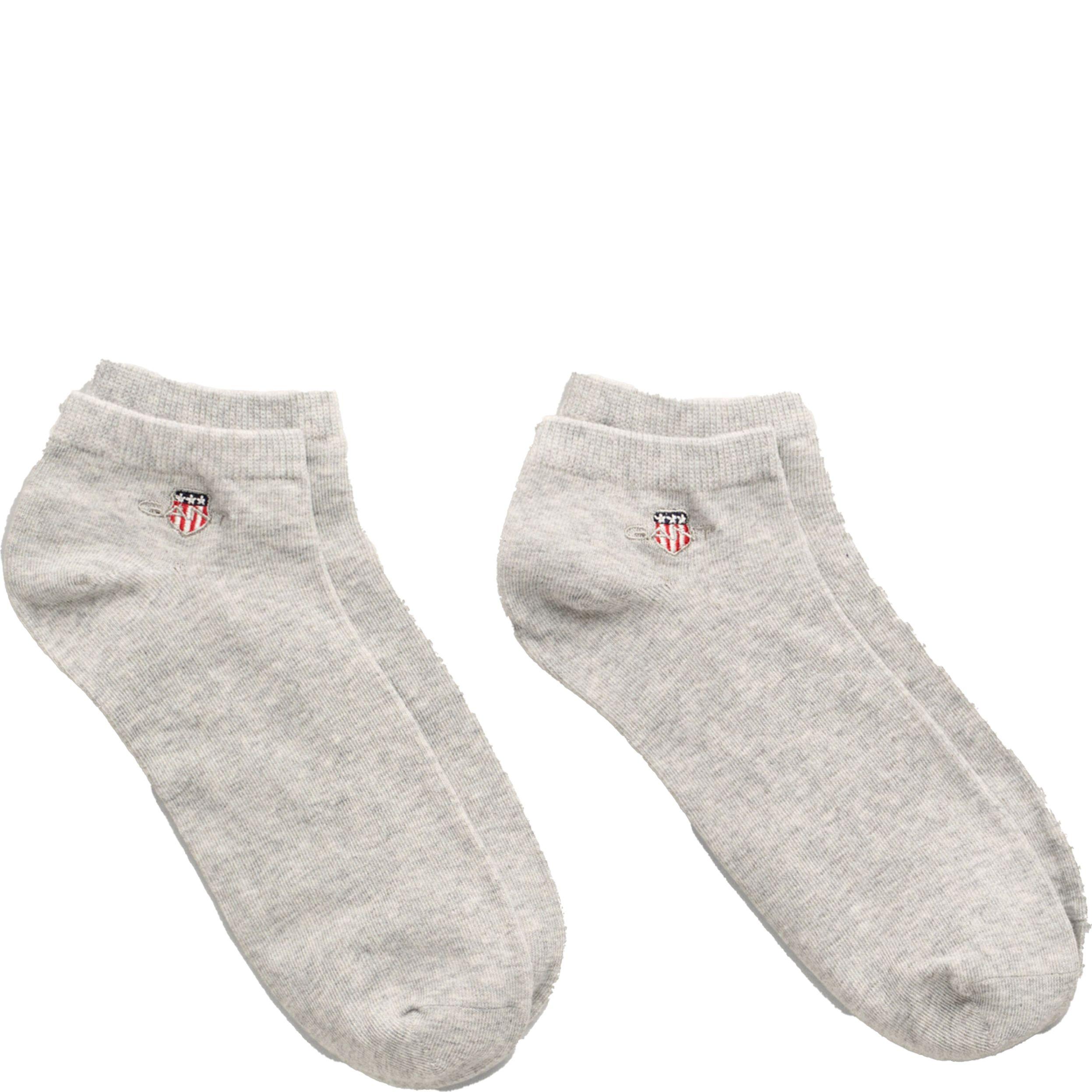 Kojinės vyrams, Pilka, SHIELD ANKLE SOCKS 2-PACK