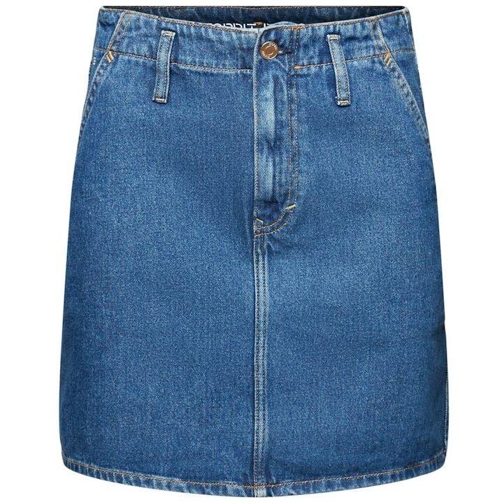 Mini sijonas moterims, Mėlyna, mini skirt