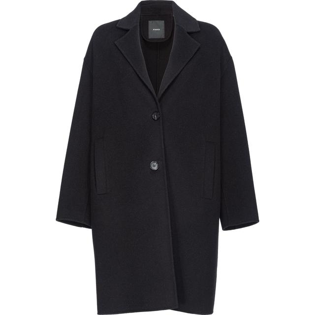 Paltas moterims, Juoda, Cacciavite wool coat