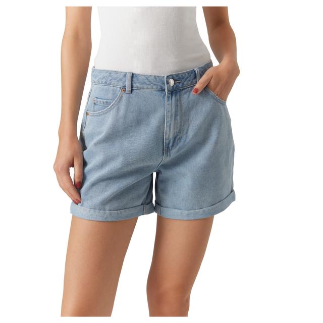 Šortai moterims, Mėlyna, Zuri loose denim