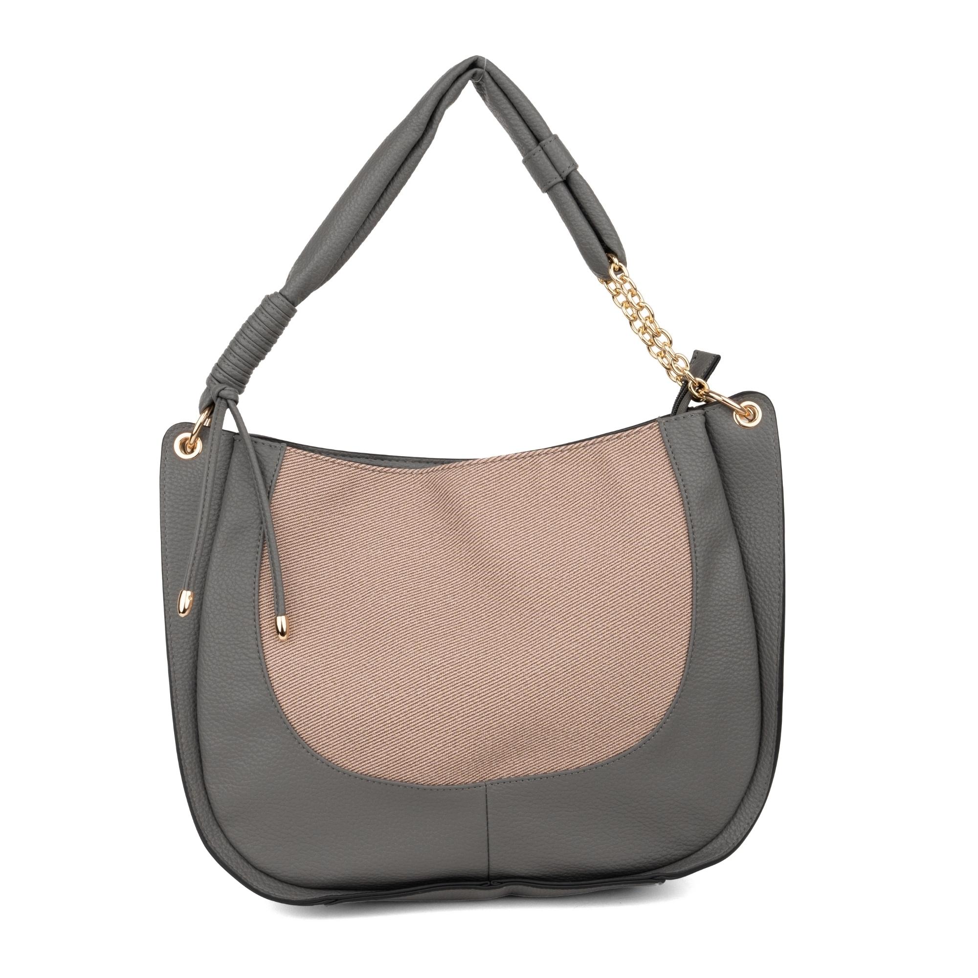 Rankinė per petį moterims, Pilka, Shoulder bag