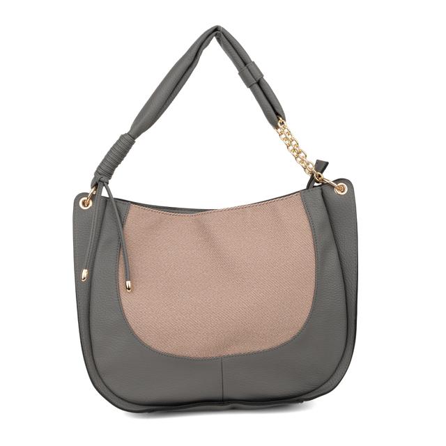 Rankinė per petį moterims, Pilka, Shoulder bag