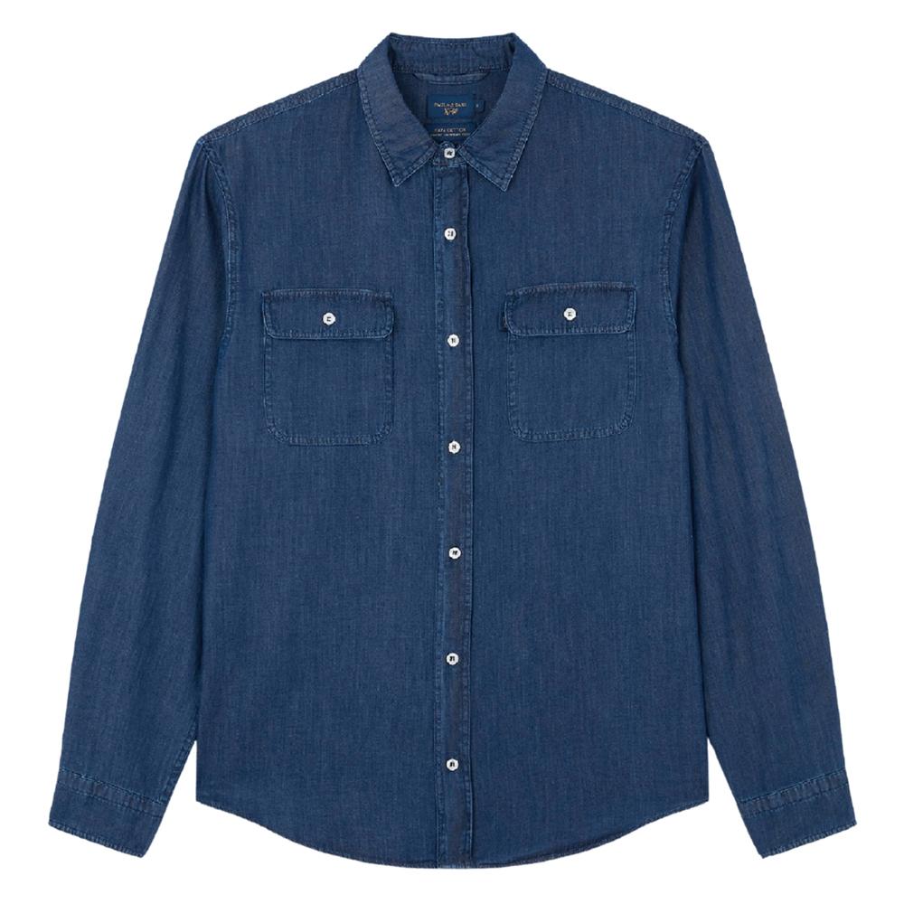 Marškiniai ilgomis rankovėmis vyrams, Mėlyna, Shirts