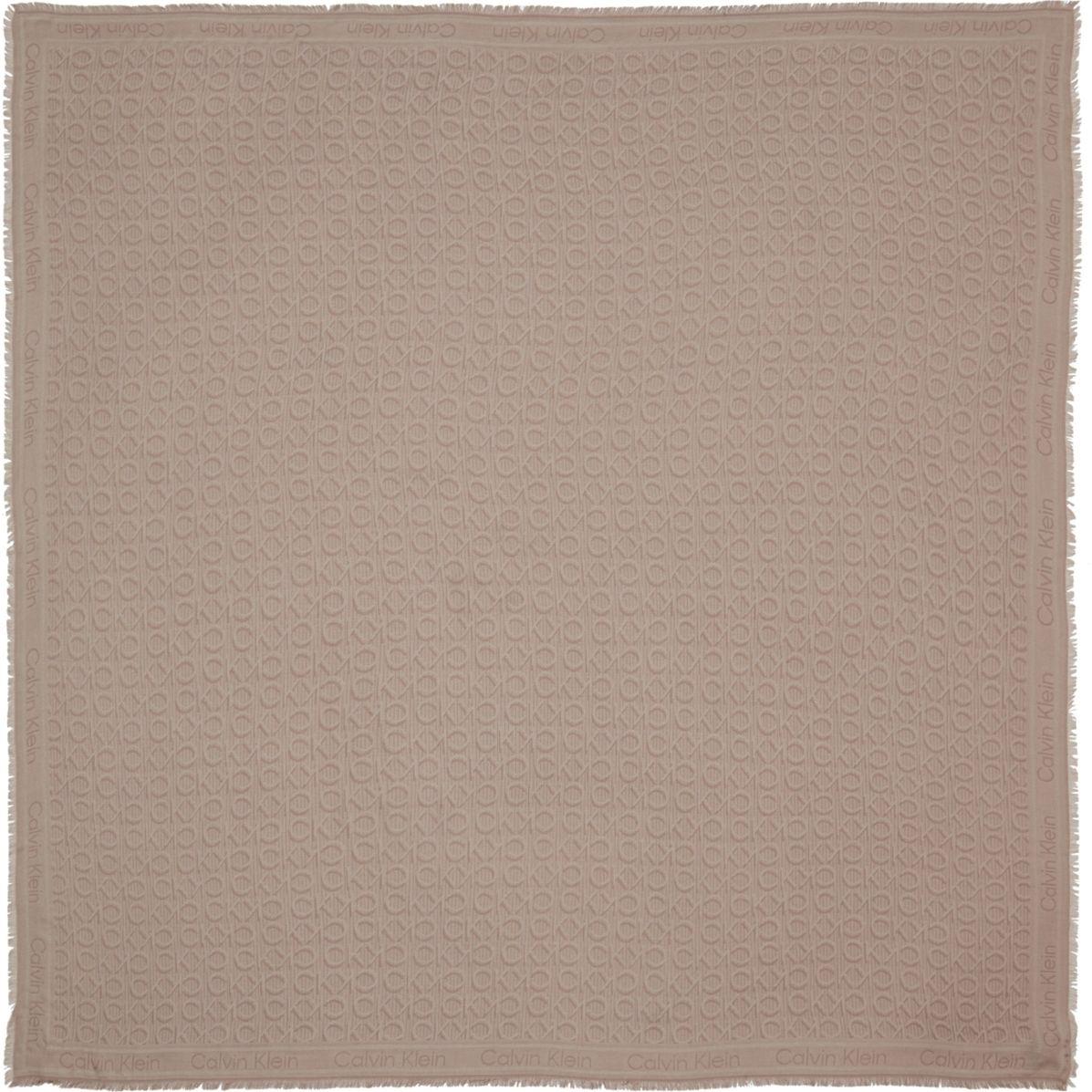 Skara moterims, Pilka, Mono jacquard scarf 130x130