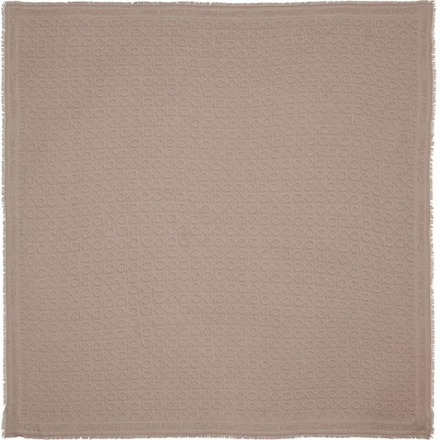 Skara moterims, Pilka, Mono jacquard scarf 130x130