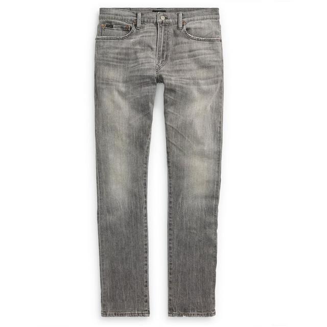 Aptempti džinsai vyrams, Pilka, 5 pocket denim