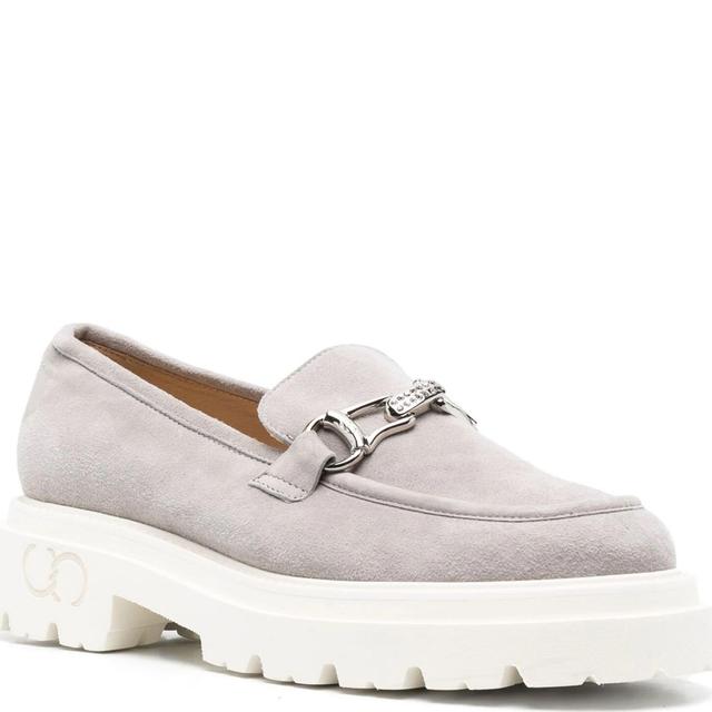 Mokasinai moterims, Pilka, Mocassins