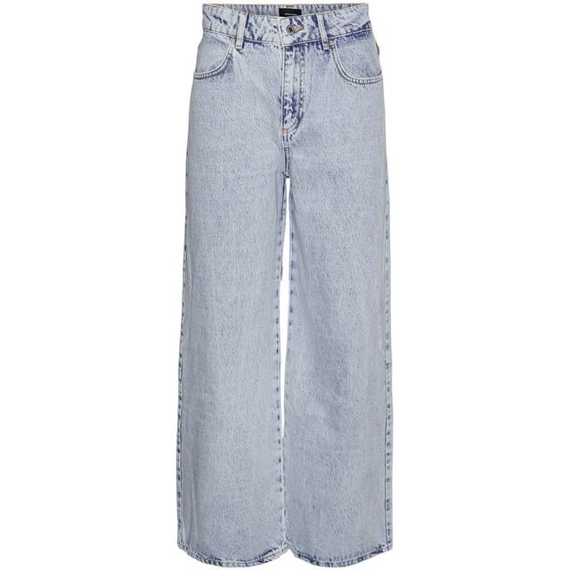 Tiesūs džinsai moterims, Mėlyna, VMKITHY HR LOOSE STR