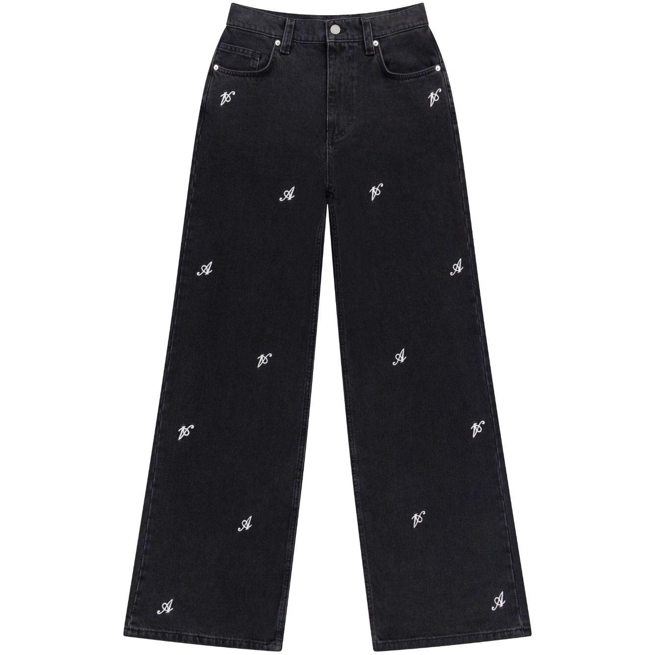 Platūs džinsai moterims, Juoda, Clara wide-leg jeans