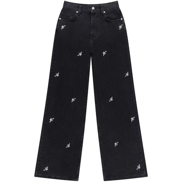 Platūs džinsai moterims, Juoda, Clara wide-leg jeans