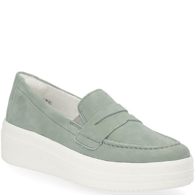 Loaferiai moterims, Žalia, LOAFERS