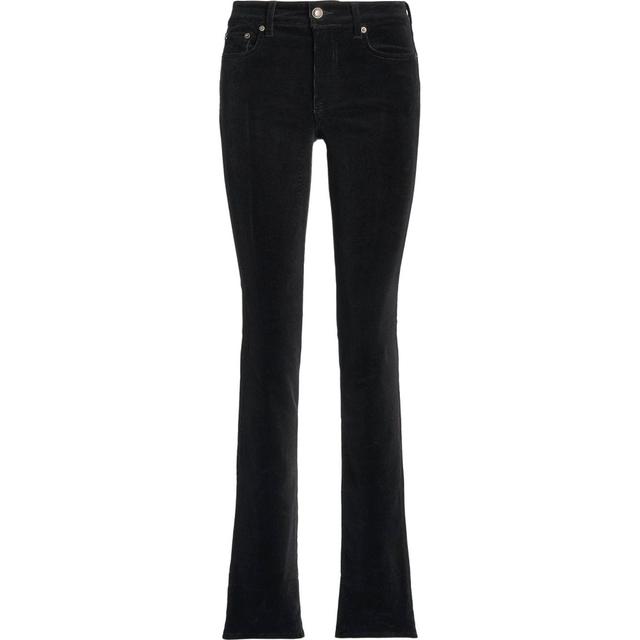 Tiesūs džinsai - moterims, Juoda, Midrise 5 pocket jeans