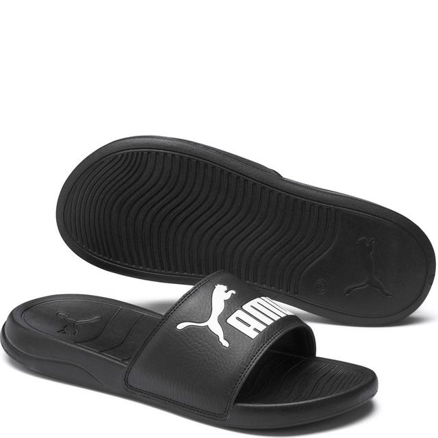 Guminės šlepetės vyrams, Juoda, Popcat slides