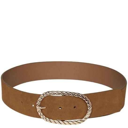 Diržas moterims, Ruda, PCKENA SUEDE BELT