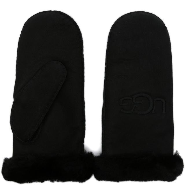 Kumštinės pirštinės moterims, Juoda, Embroider mitten