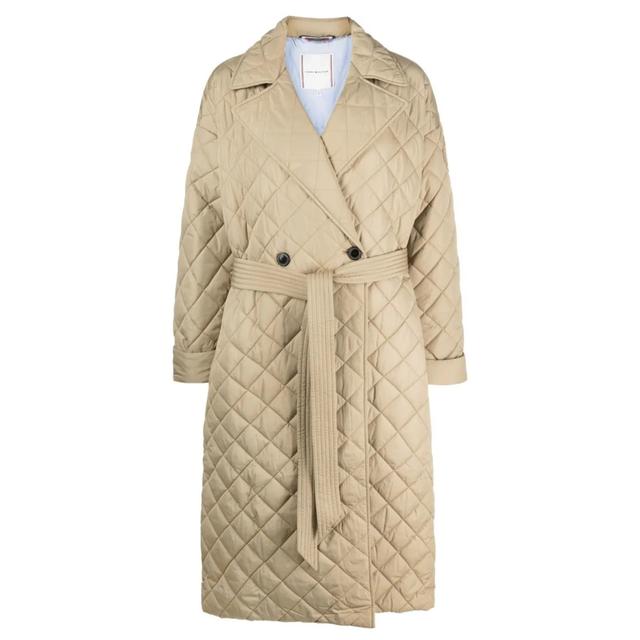 Lietpaltis moterims, Smėlio, Sorona quilted trench