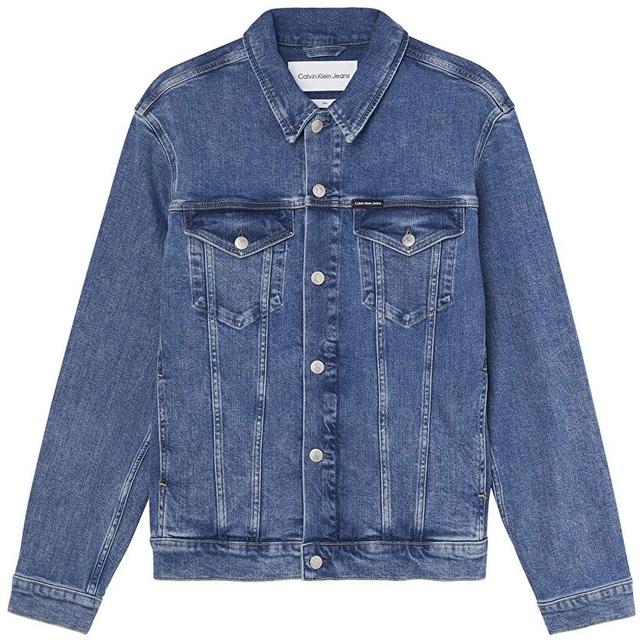 Džinsinis švarkas vyrams, Mėlyna, Modern essential denim jacket
