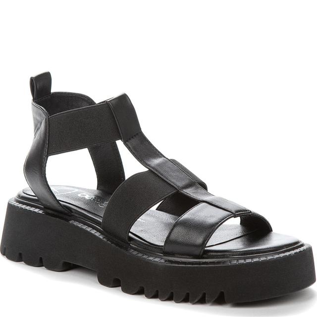 Basutės moterims, Juoda, SANDALS