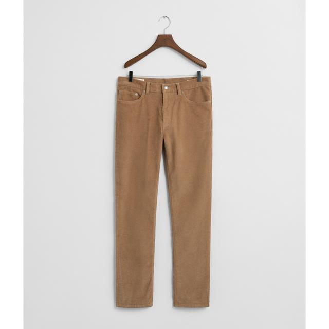 Regular džinsai vyrams, Smėlio, reg cord jeans