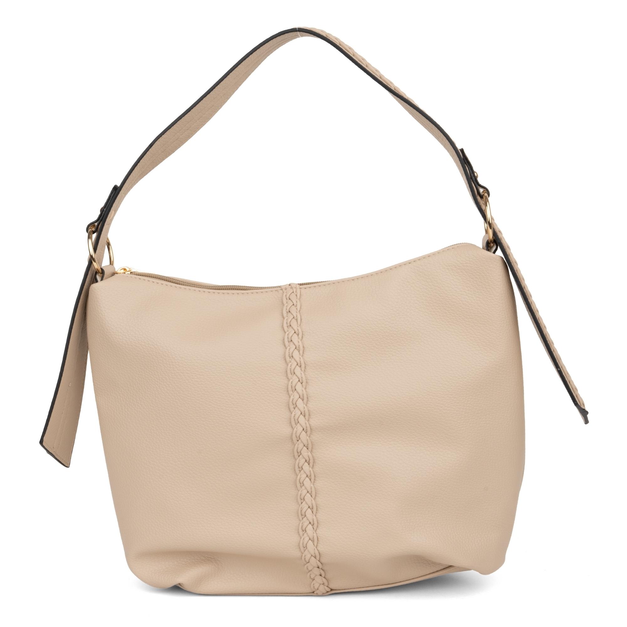 Rankinė per petį moterims, Smėlio, Shoulder bag