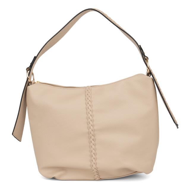 Rankinė per petį moterims, Smėlio, Shoulder bag