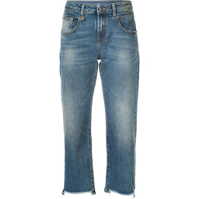 Tiesūs džinsai -moterims, Mėlyna, Boy straight w rips