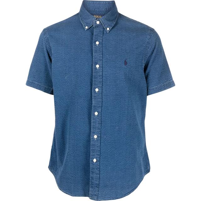 Marškiniai trump. rankovėmis vyrams, Mėlyna, Short sleeve-sport shirt