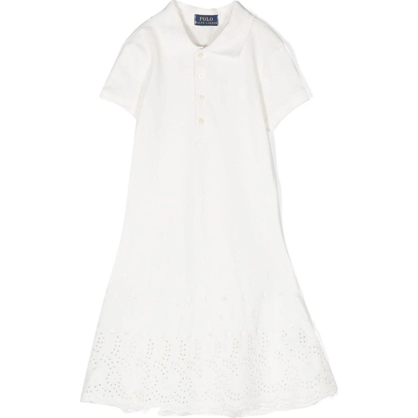 Midi suknelė mergaitėms, Balta, Short sleeve day dress (7-16)