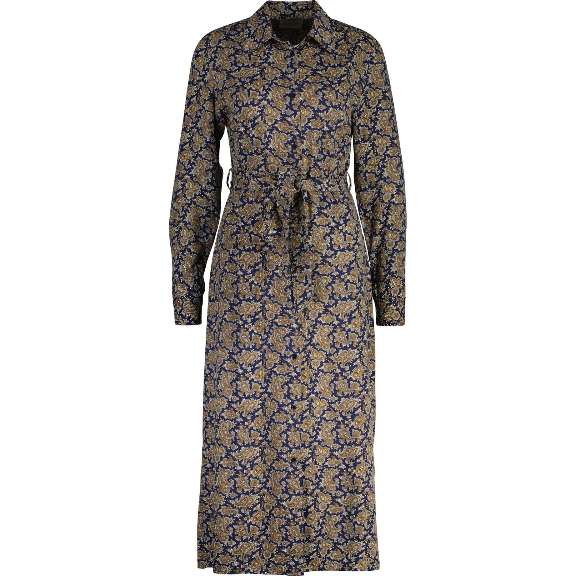 Midi suknelė moterims, Marga, Slim paisley shirt dress