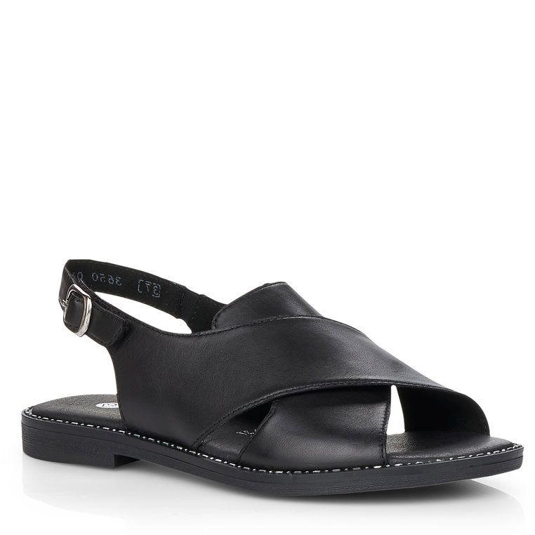 Basutės moterims, Juoda, SANDALS