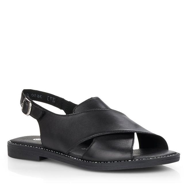 Basutės moterims, Juoda, SANDALS