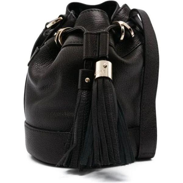 Pirkinių krepšys moterims, Juoda, Vicki small bucket bag