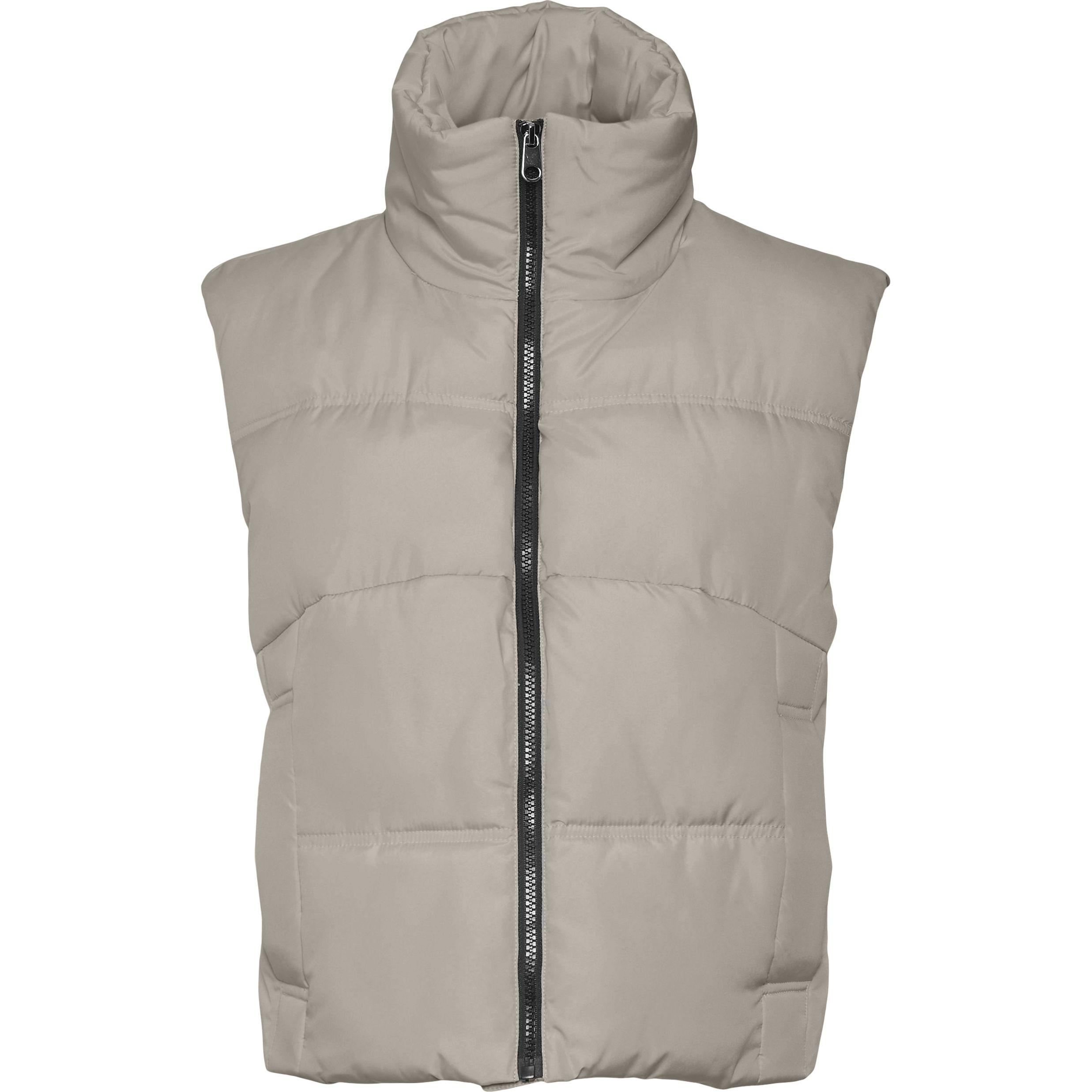 Pūkinė liemenė moterims, Smėlio, Klea short waistcoat