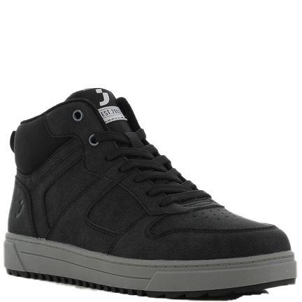 Laisvalaikio bateliai vyrams, Juoda, Men casual high sneakers