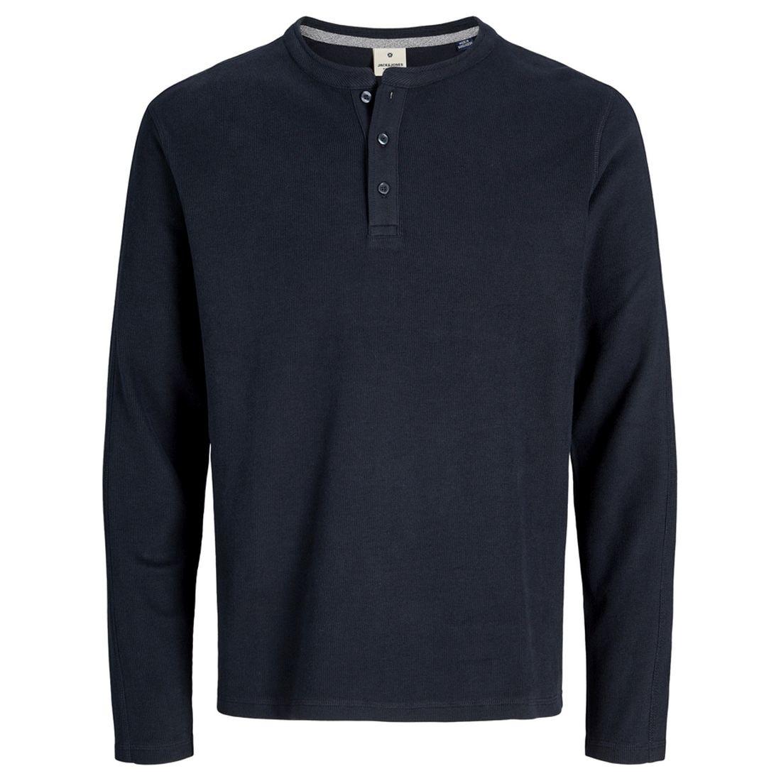 Marškinėliai ilgom. rankovėmis vyrams, Mėlyna, Blu tyrell henley tee