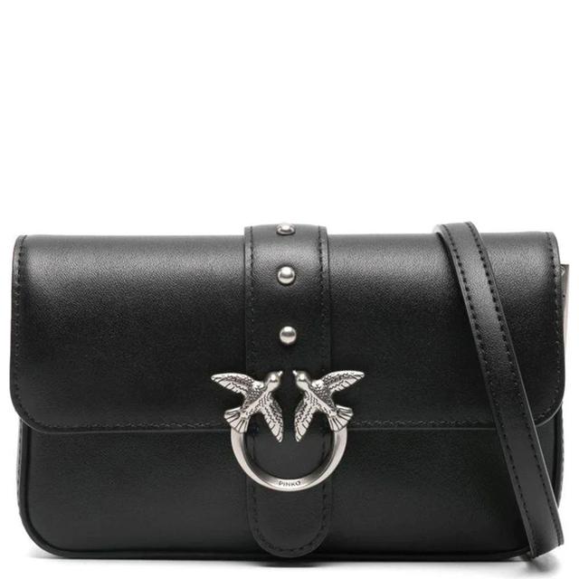 Rankinė per petį moterims, Juoda, Love one slouchy baby