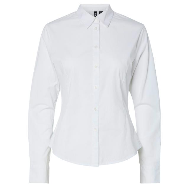 Marškiniai ilgomis rankovėmis moterims, Balta, Sussi